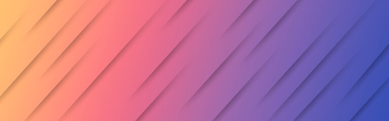 Violet wave elegant banner template, light gradient abstract background.