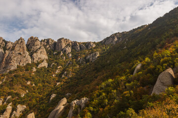Mountain slope of the Demerdzhi massif