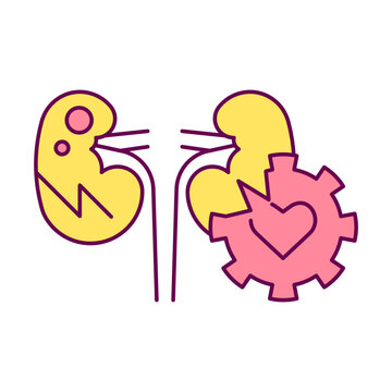 kidney problem, Causes, color editable icons for web design