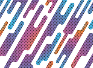 幾何学的でポップなシームレスのパターン