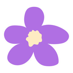 retro floral element
