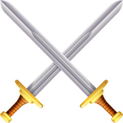 Crossed swords illustration