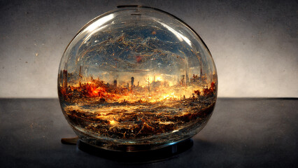 Apocalypse in a glass bowl