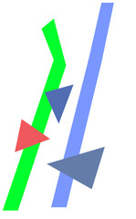 Modern geometric abstract shape for decoration. colourful and eye catching for your graphic design