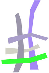 Obraz premium Modern geometric abstract shape for decoration. colourful and eye catching for your graphic design