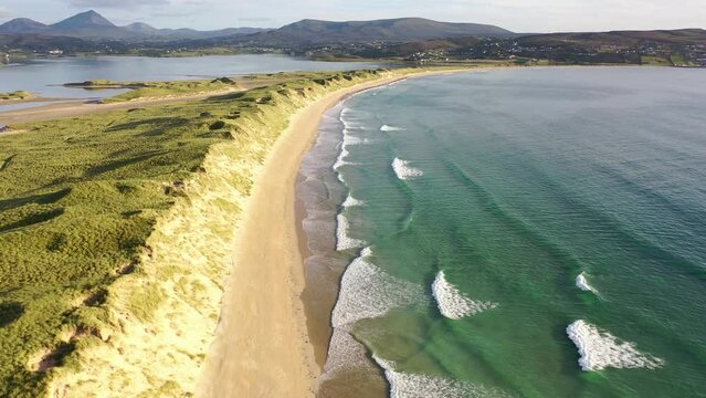 Machaire Rabhartaigh, Translation: Magheraroarty - Plane of the spring tideplane of roarty, Gaeltacht village and townland in north-west of County Donegal, Ireland.