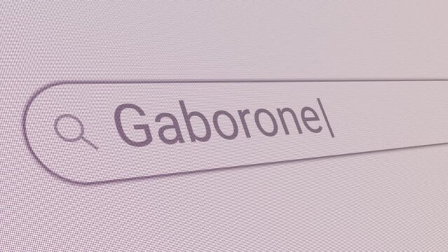 Search Bar Gaborone 
Close Up Single Line Typing Text Box Layout Web Database Browser Engine Concept