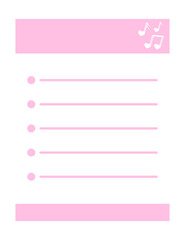 Obraz premium paper note page 