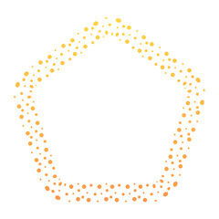 gradient dotted geometric shape
