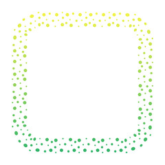 gradient dotted geometric shape
