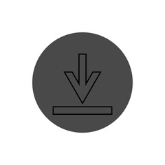 black and white icon