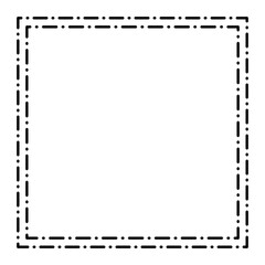 dotted square frame

