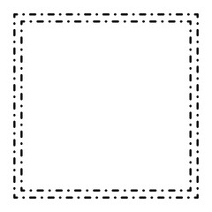 dotted square frame
