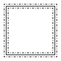dotted square frame
