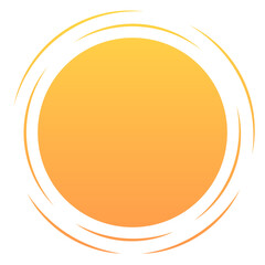 gradient round border frame
