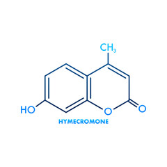 Fototapeta premium Hymecromone formula, great design for any purposes