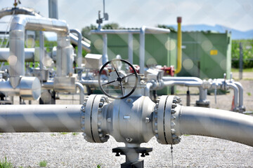 Haidach gas storage facility in Straßwalchen (Salzburg, Austria)