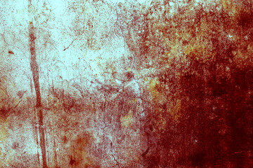 Spooky wall background. Wall are full of bloods stains and scratches.