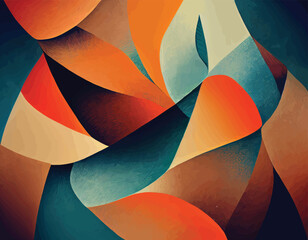 A beautiful abstract vector background. Desktop wallpaper, slides decoration.