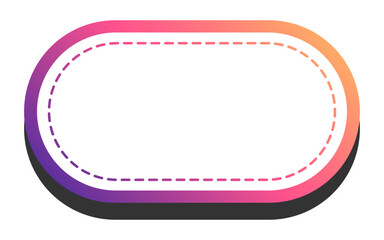 gradient rectangle infographic text box
