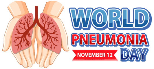 World Pneumonia Day Logo Design