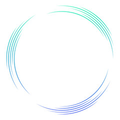 gradient round frame
