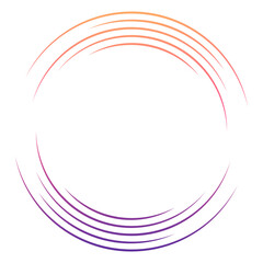 gradient round frame
