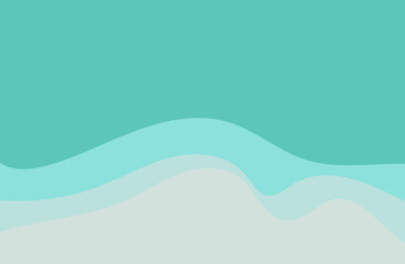 ocean wave with curve in blue sky tourism tropical theme background can be use for advertisement poster banner product presentation package label design vector eps.