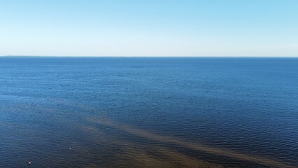 Obraz premium Photo of the beach from a quadcopter