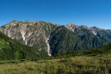 Obraz premium 八方尾根を歩く 長野県白馬村