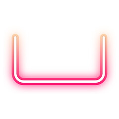 half gradient neon border
