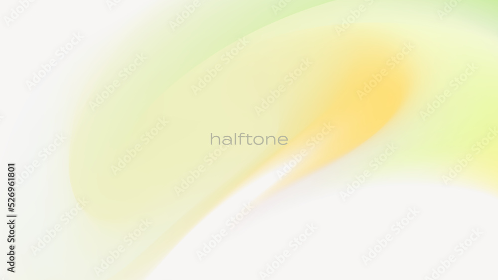 Poster dynamic soft gradient background. modern bright wallpaper with colorful half tones shapes