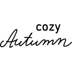 Cozy Autumn lettering