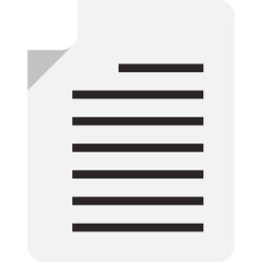 Obraz premium Icon of Document