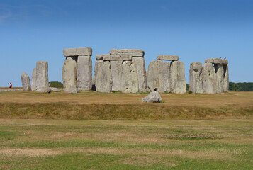 Stonehenge  - a prehistoric monument on Salisbury Plain in Wiltshire