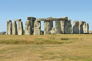 Stonehenge -  a prehistoric monument on Salisbury Plain in Wiltshire