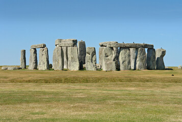 Stonehenge a prehistoric monument on Salisbury Plain in Wiltshire