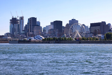 View of Montreal from L'ile de Sainte Helene