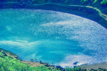 Kerid - volcanic crater in Iceland