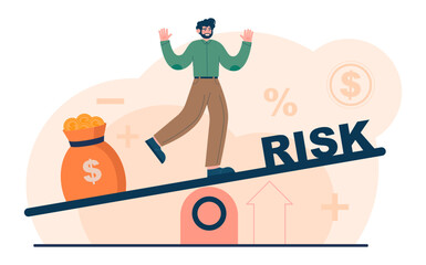 Investment concept Investing strategy, idea of financial support