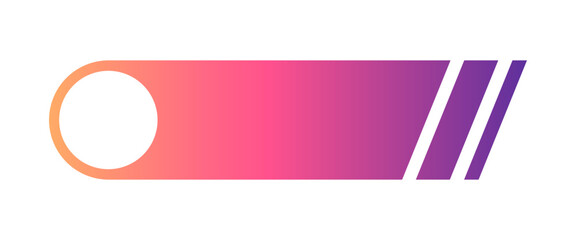 Obraz premium gradient infographic text banner 