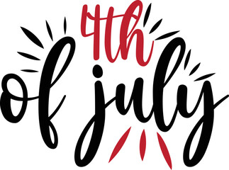 4TH Of July SVG Design