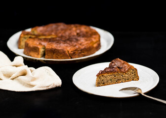 Olive oil zucchini cake