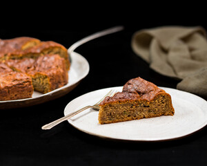 Olive oil zucchini cake