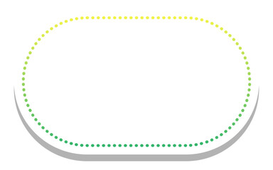 gradient round rectangle frame with white background
