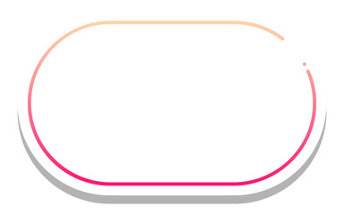 gradient round rectangle frame with white background
