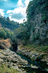 river in mountains