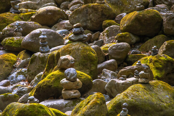 stones in the water