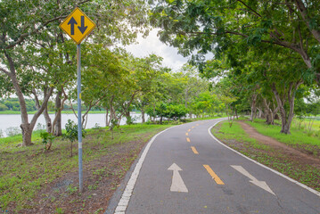 conceptual image road in the middle of the road