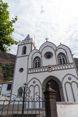 Fototapeta na wymiar Church of Jardim do Mar in the east of Madeira. Portugal